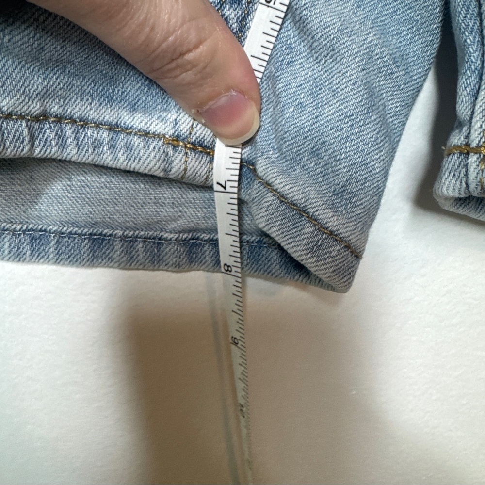 Eddie Bauer Boyfriend Denim Shorts Cuffed Lightwash - Picture 5 of 6